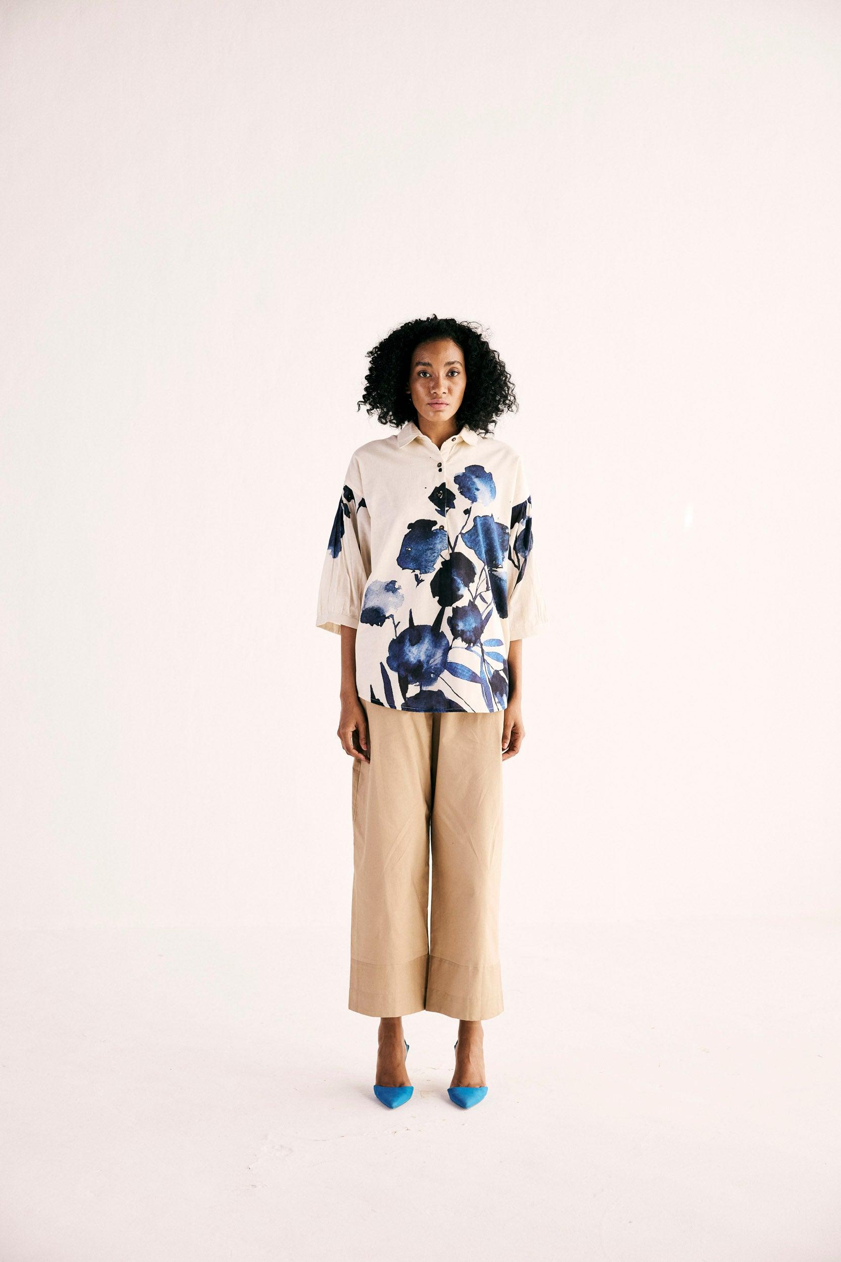 Blue orchid dream Shirt - Khara Kapas