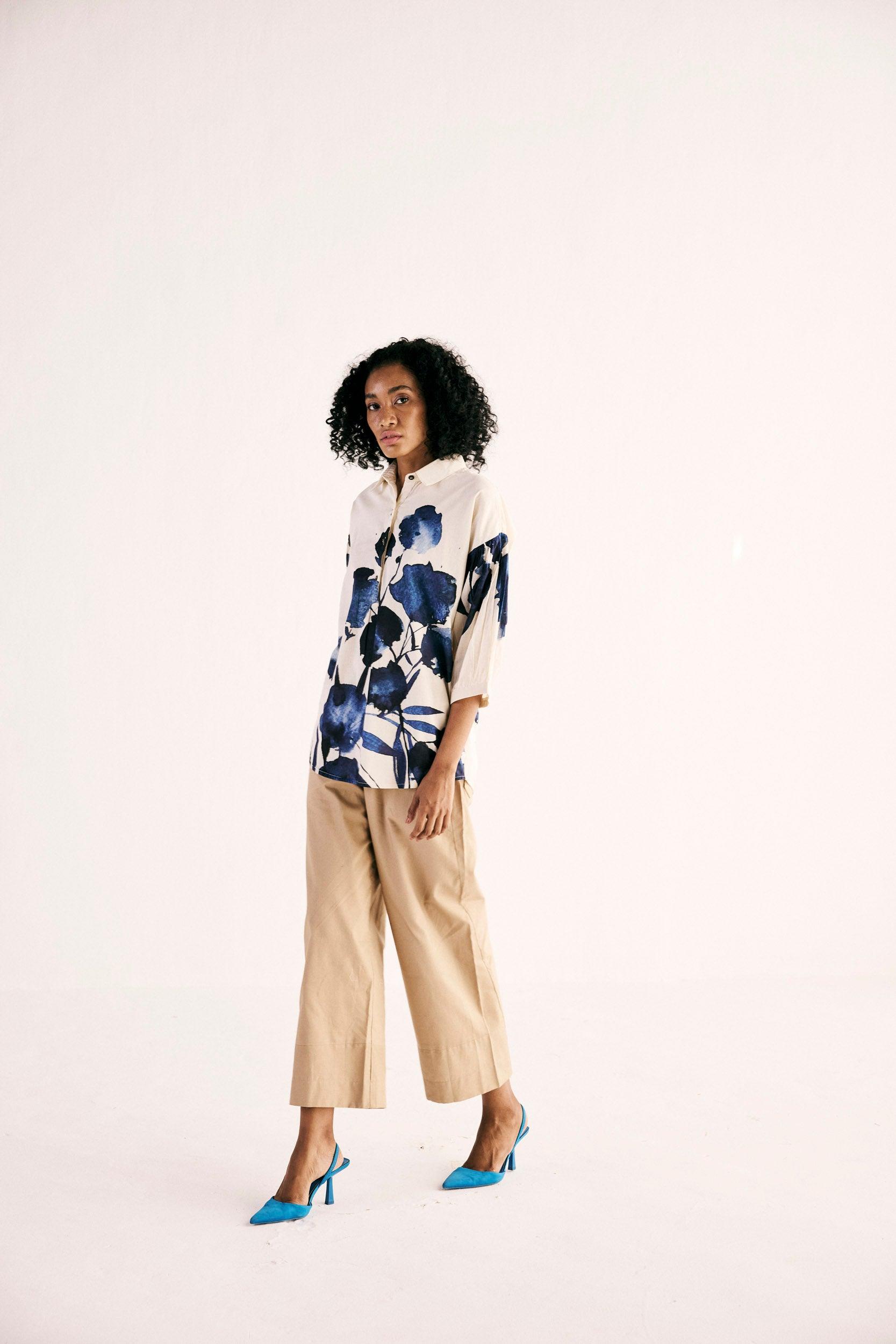 Blue orchid dream Shirt - Khara Kapas