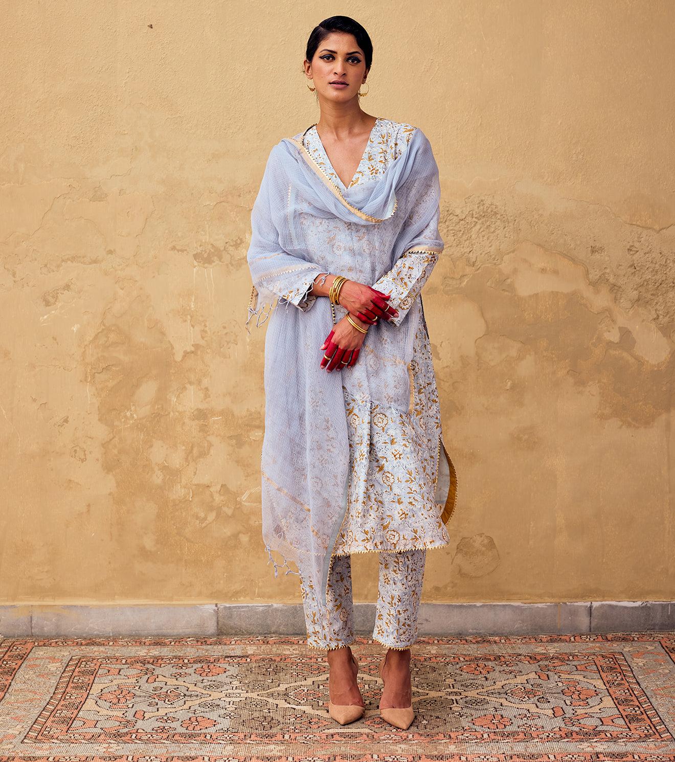 Safa Kurta set - Khara Kapas