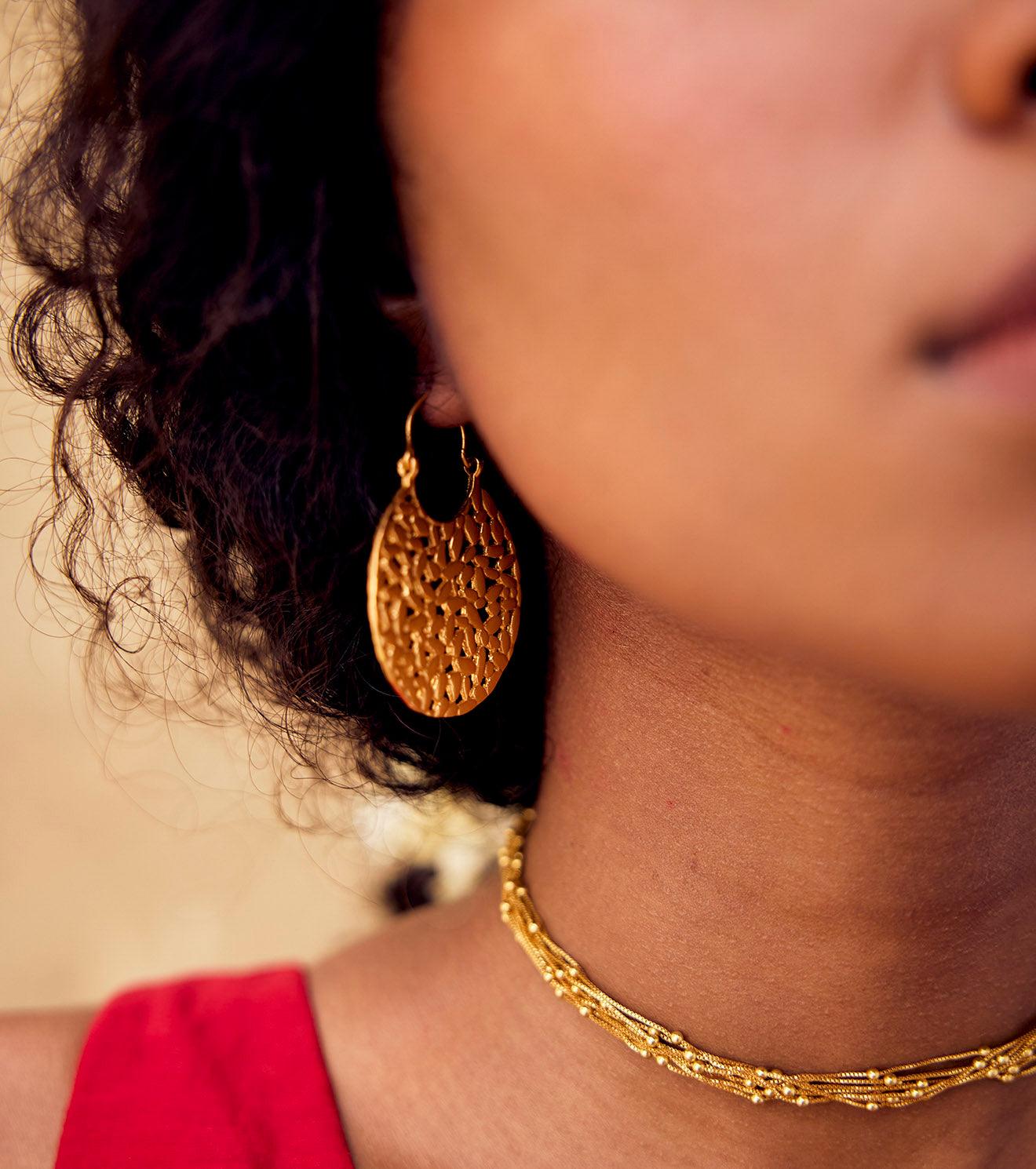 Guzaish earring - Khara Kapas