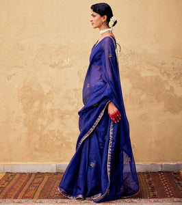 Dilruba Saree with blouse - Khara Kapas