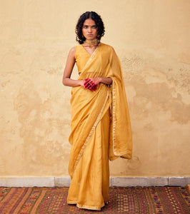 Dhoop Saree with blouse - Khara Kapas