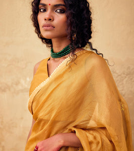 Dhoop Saree with blouse - Khara Kapas