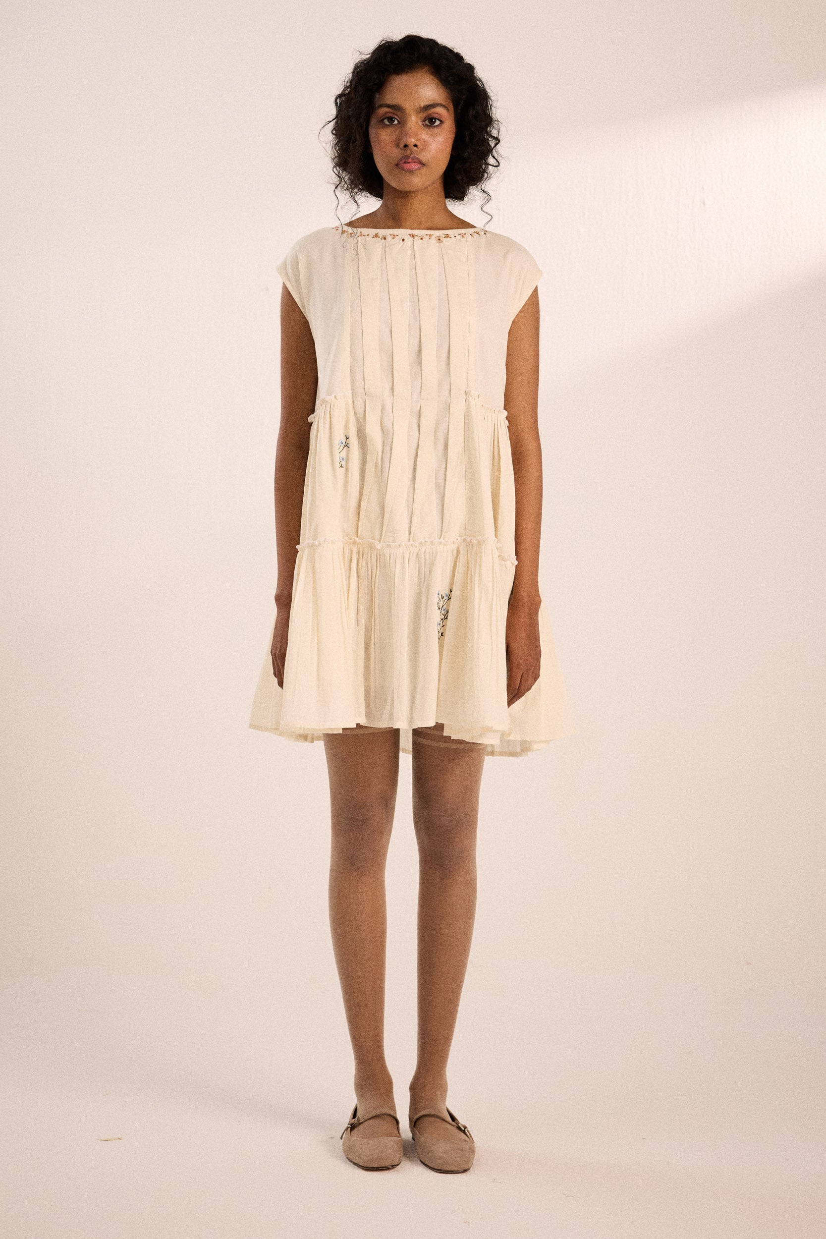 Vanilla veil dress