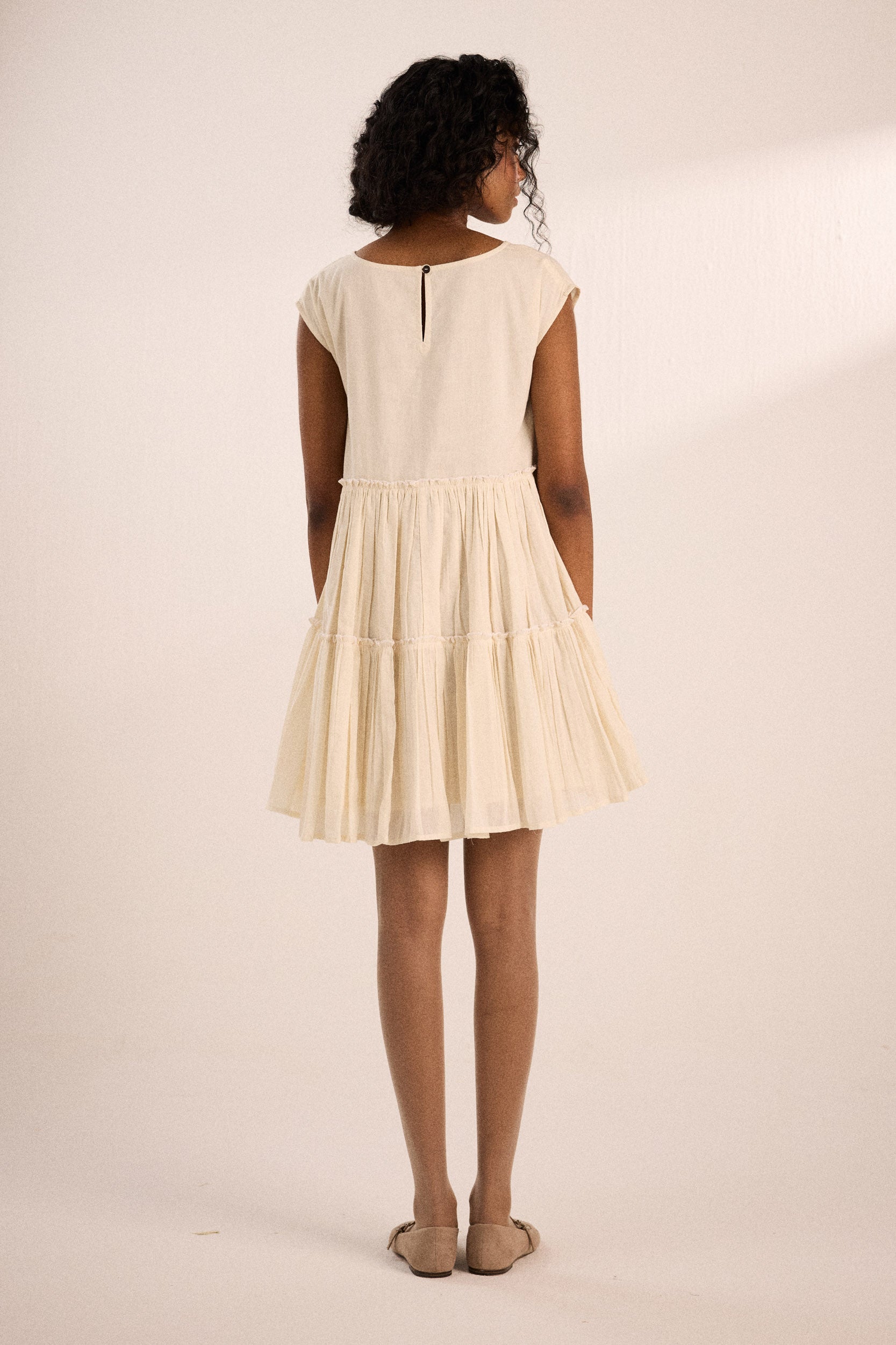 Vanilla veil dress
