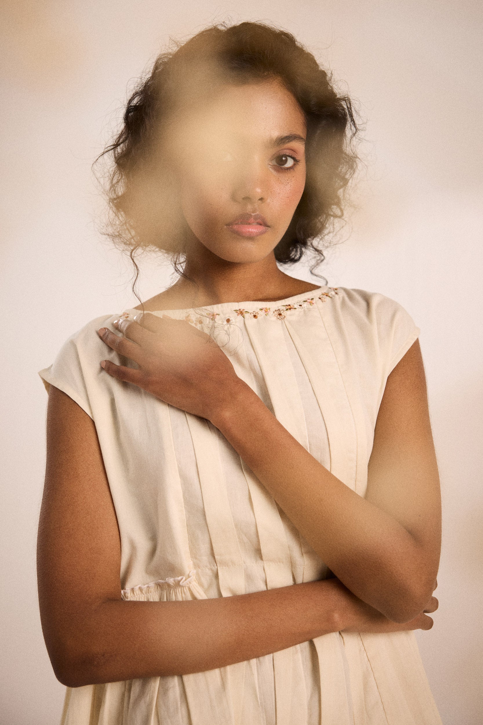 Vanilla veil dress