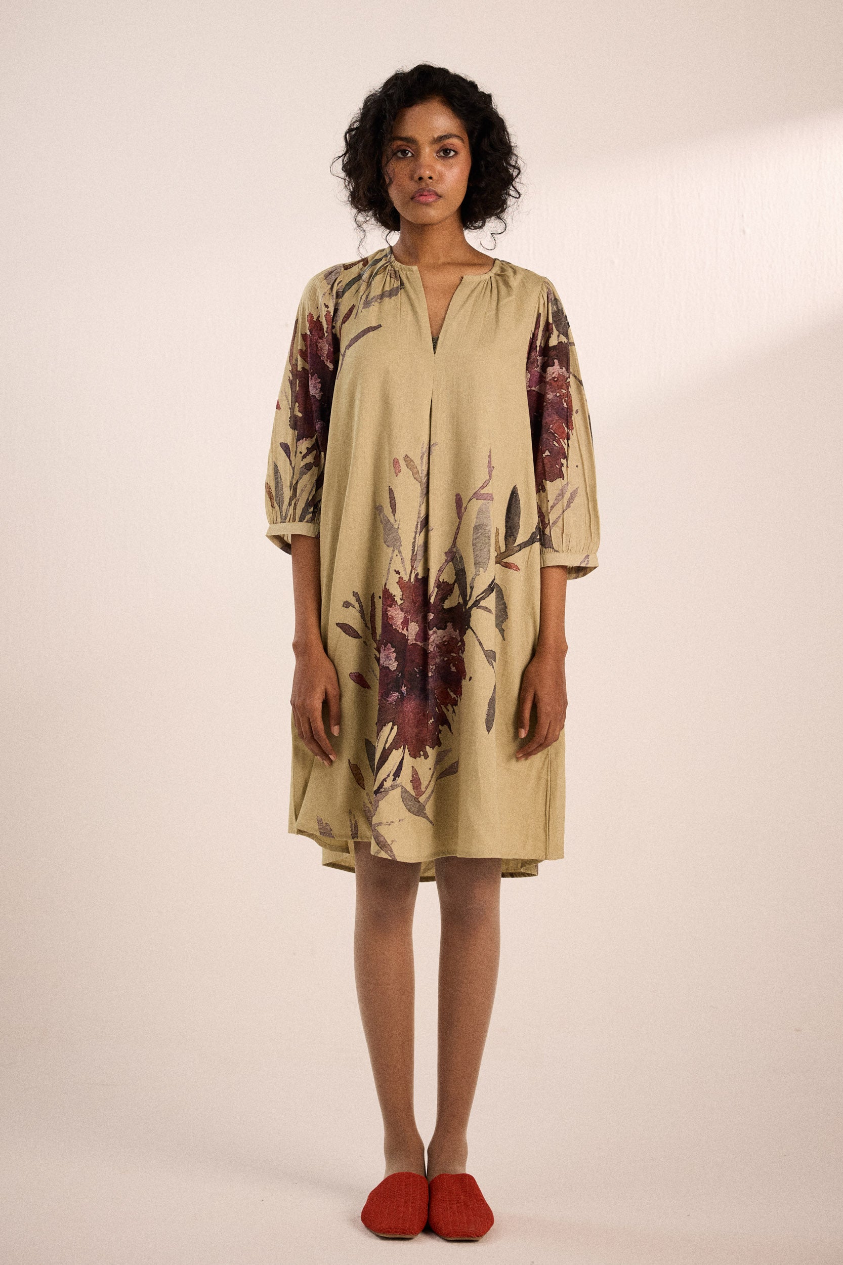 Moss bloom dress