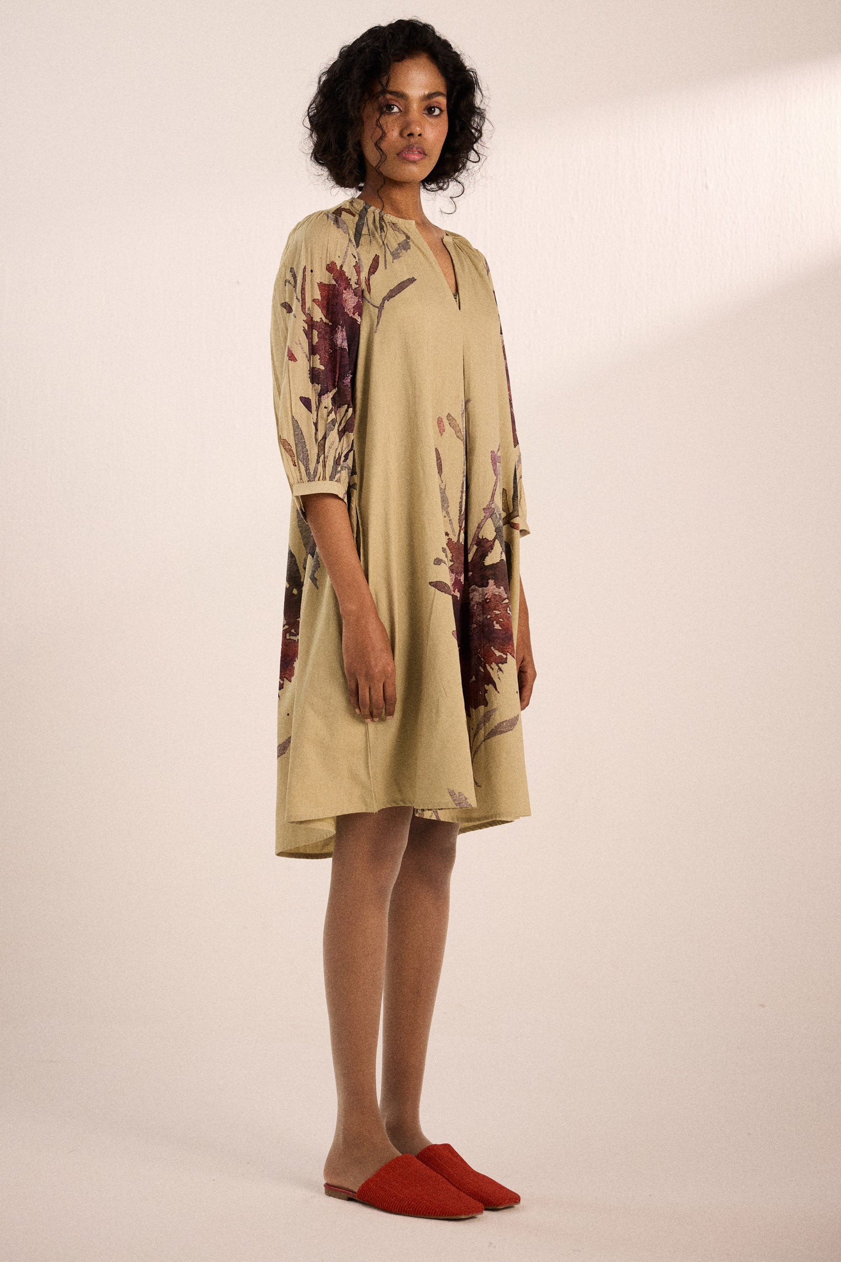 Moss bloom dress