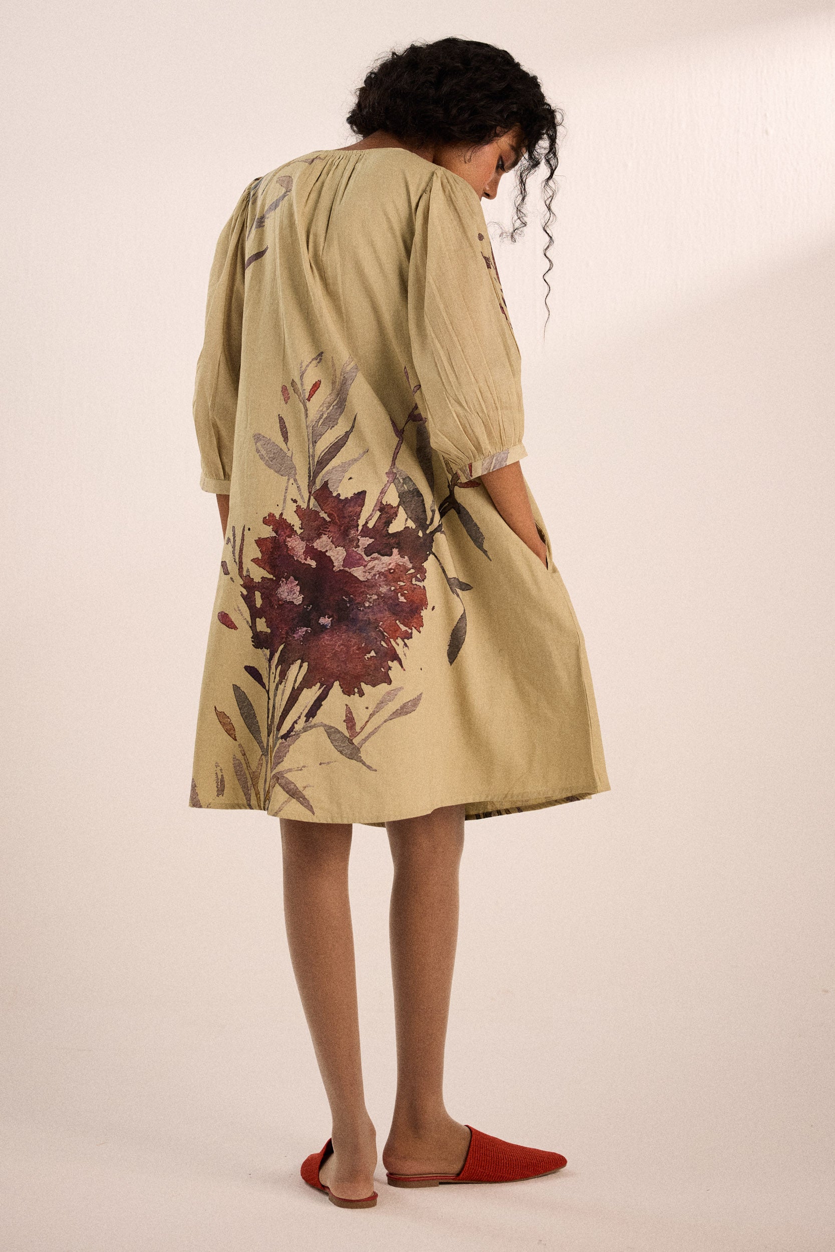 Moss bloom dress