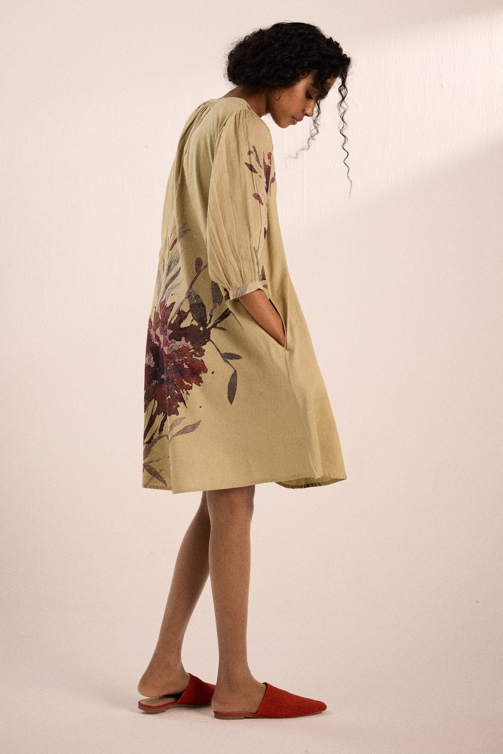 Moss bloom dress