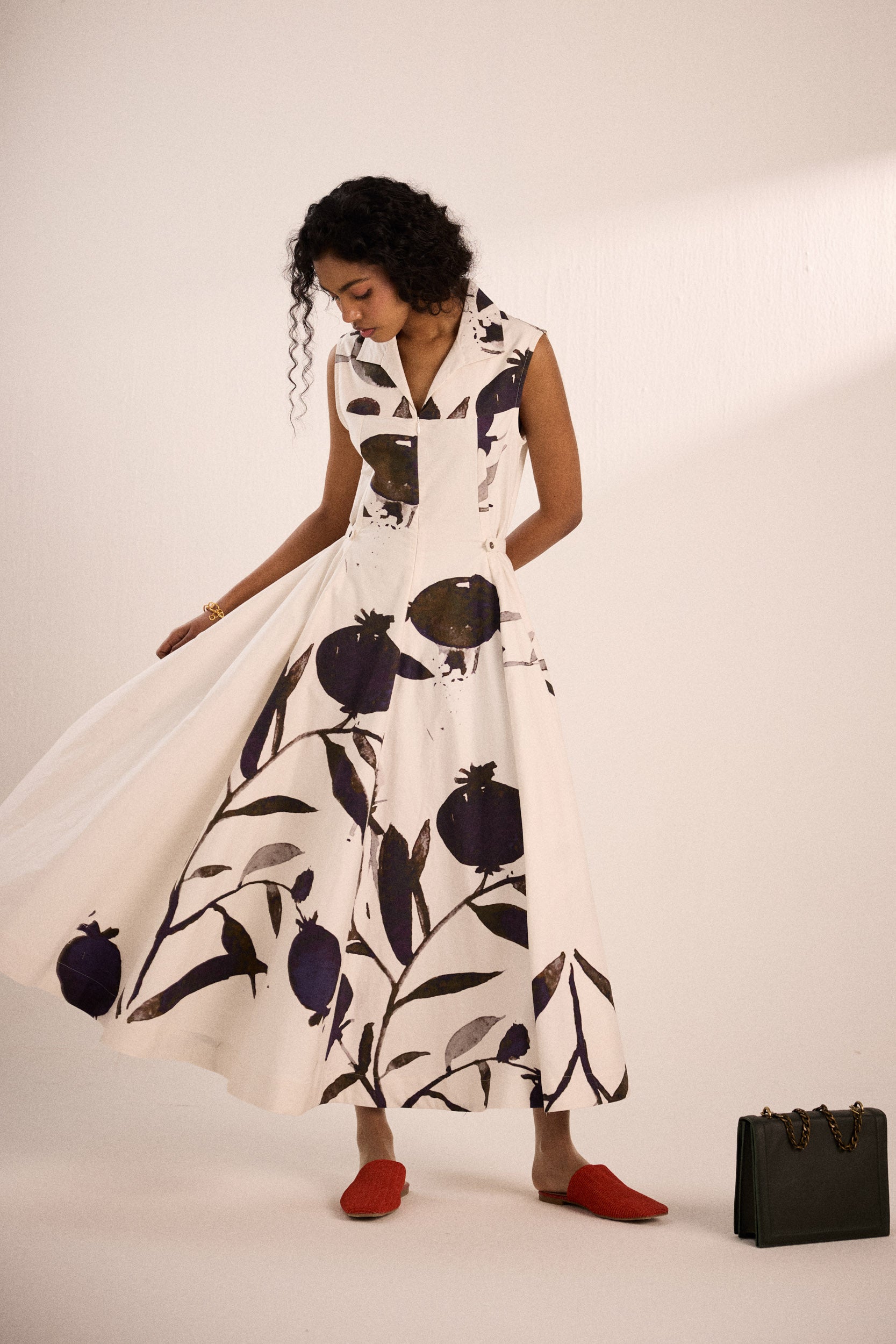 Ink and Ivory dress
