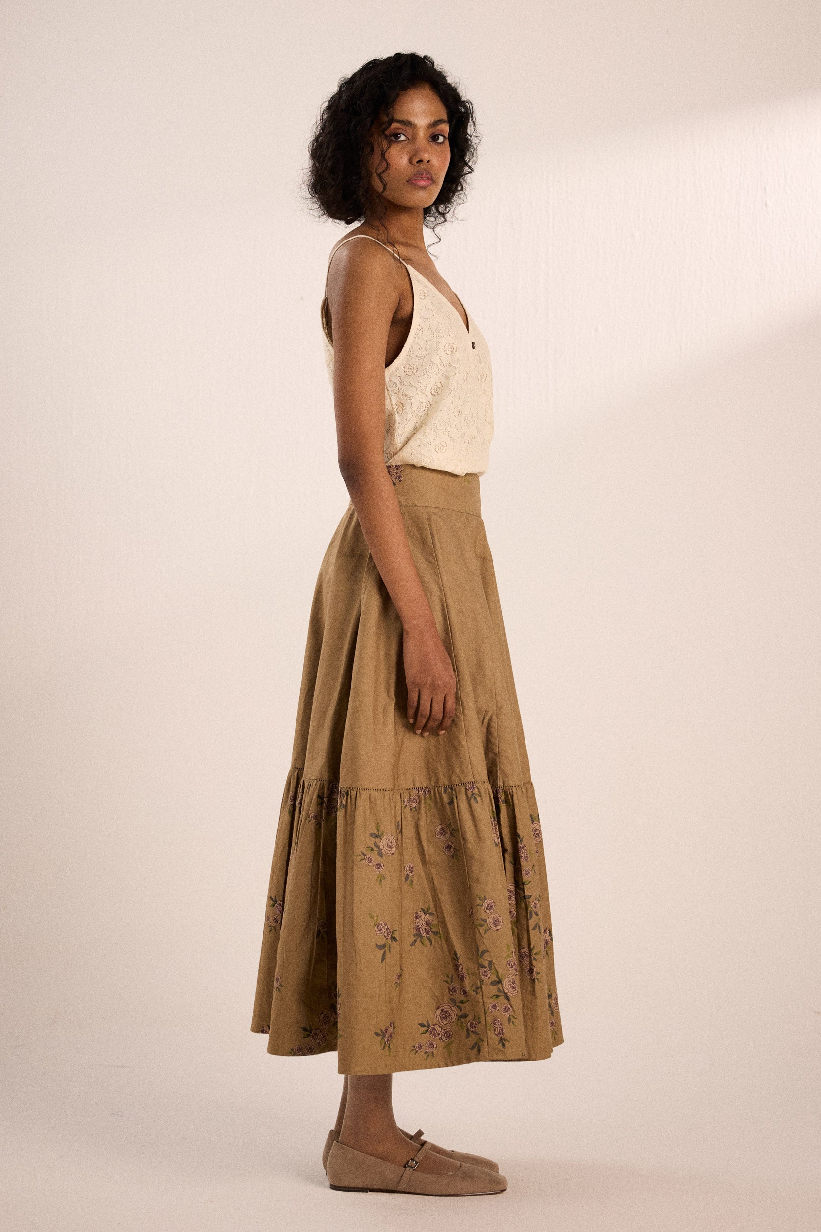 Rust Rose Skirt