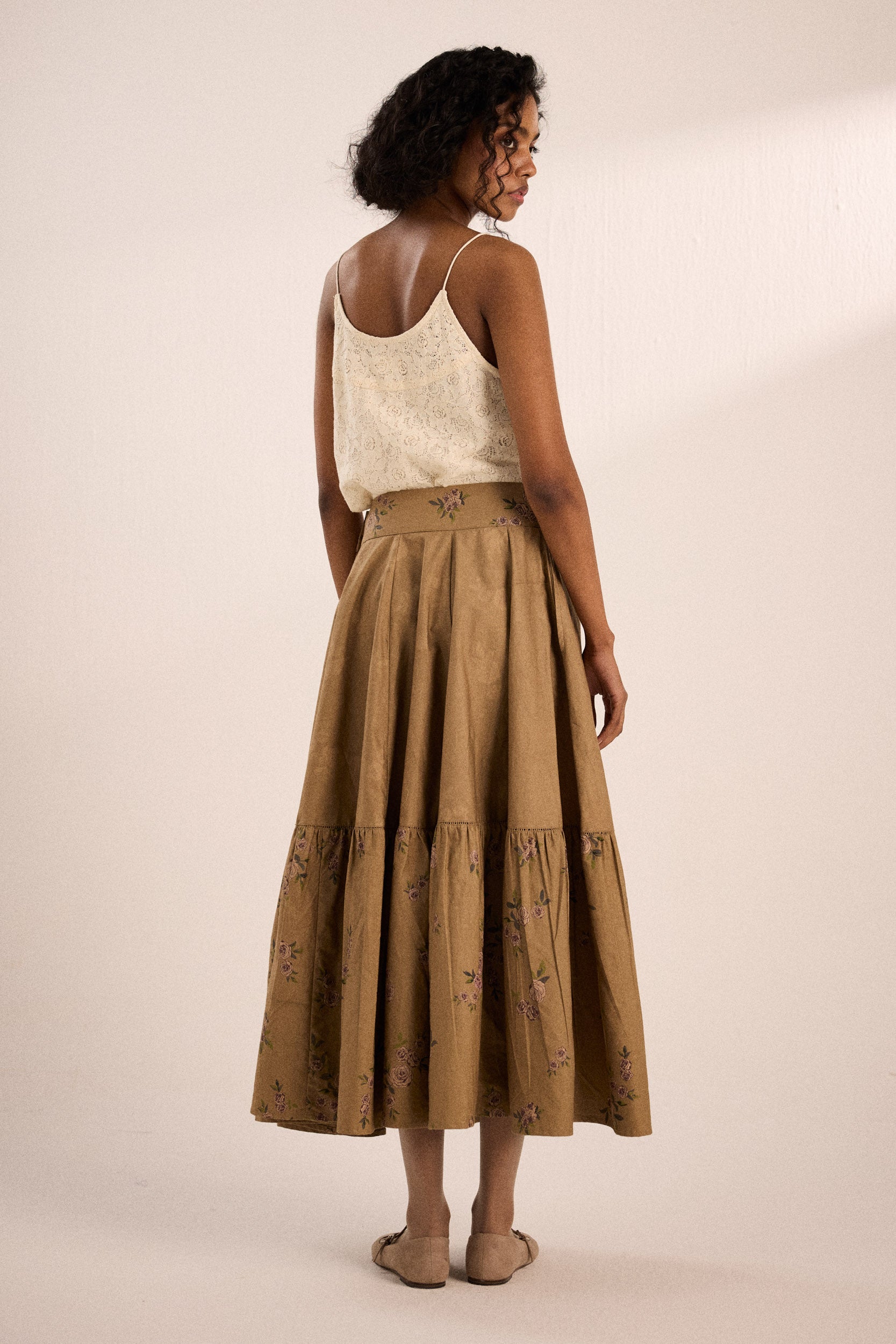 Rust Rose Skirt