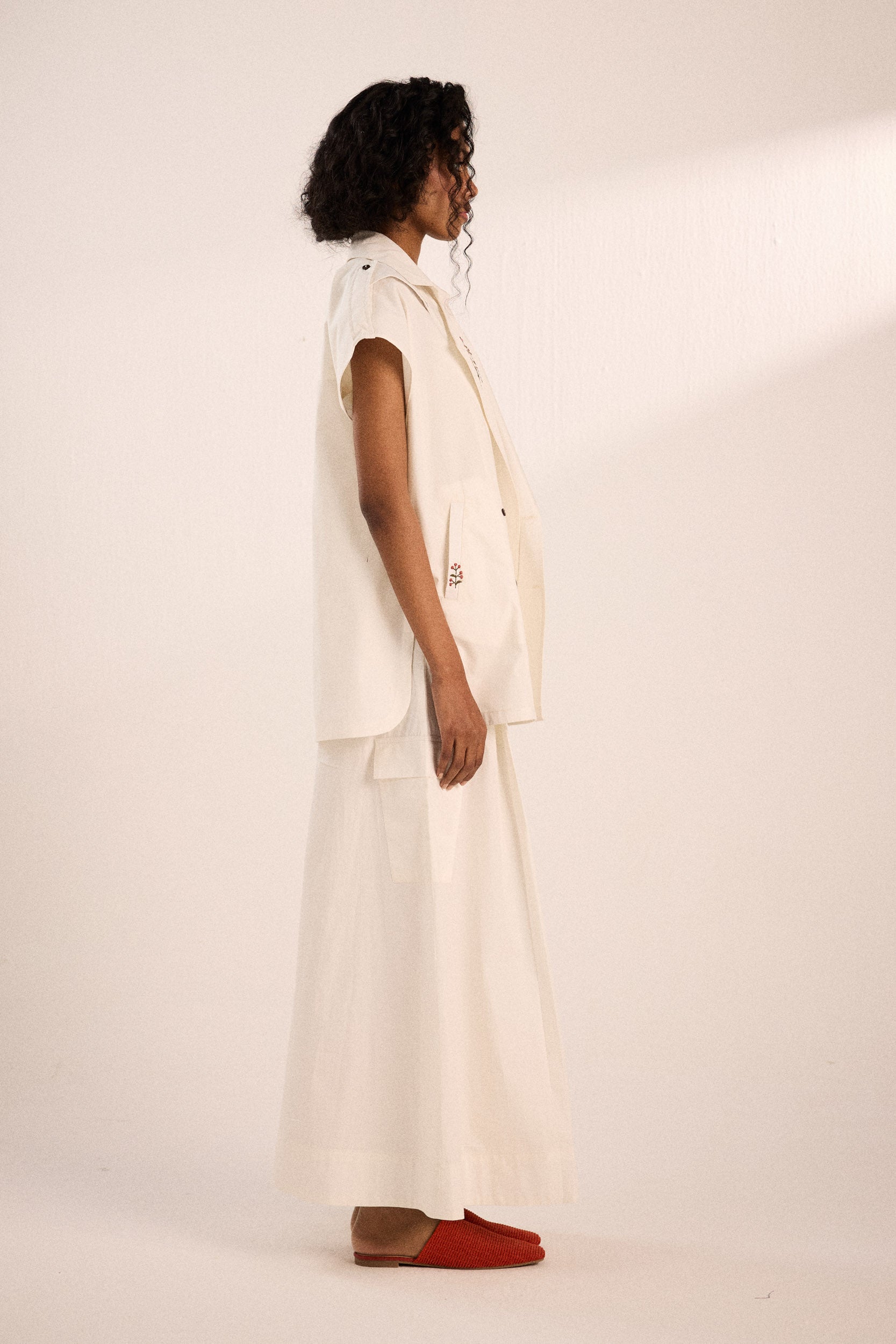 White Rose Pants