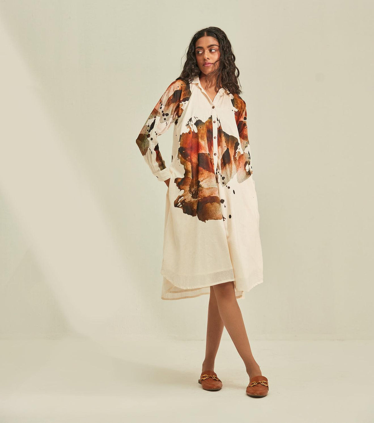 Myna shirt dress - Khara Kapas