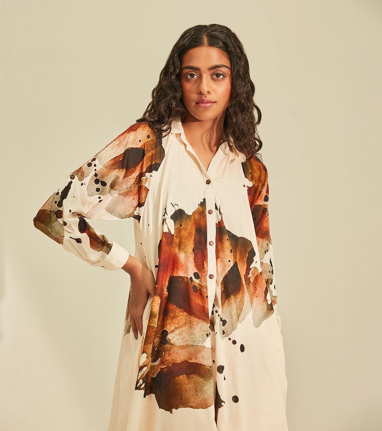 Myna shirt dress - Khara Kapas