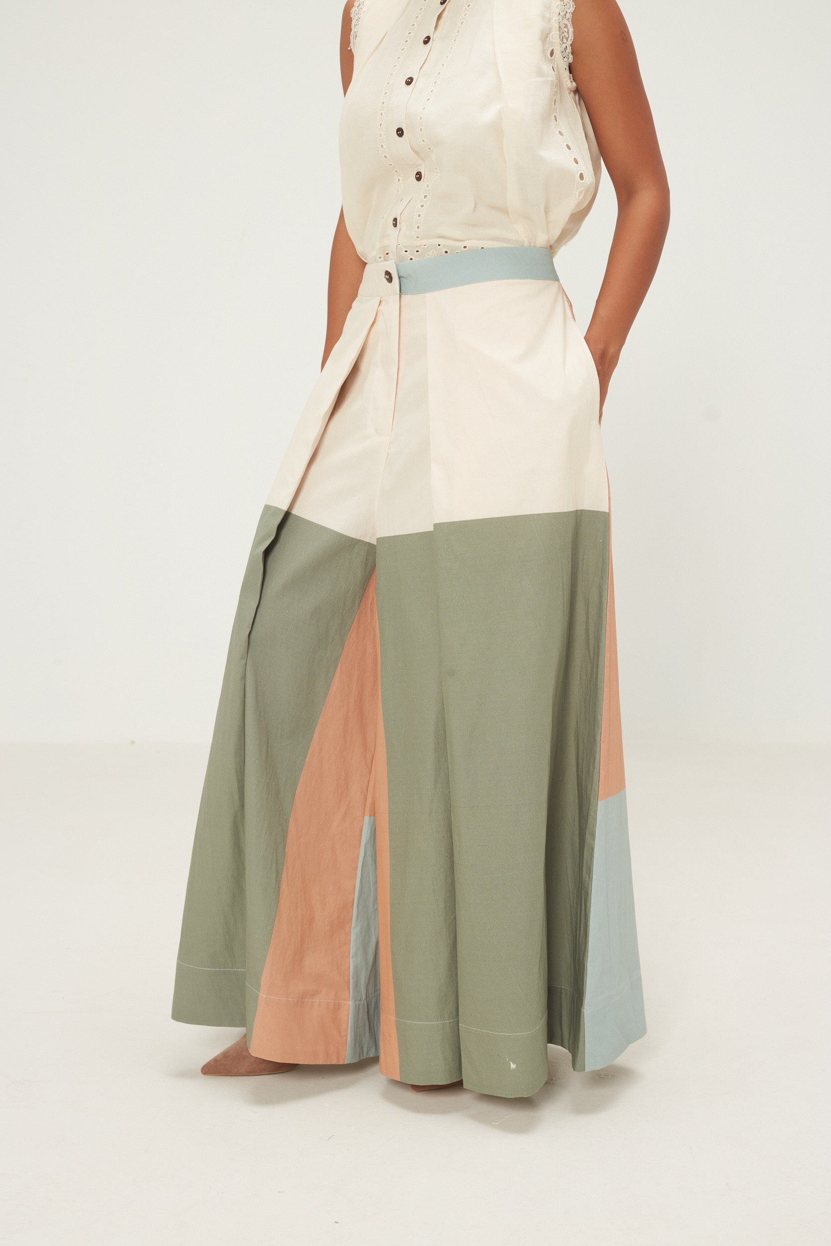 Teal Dune Pants