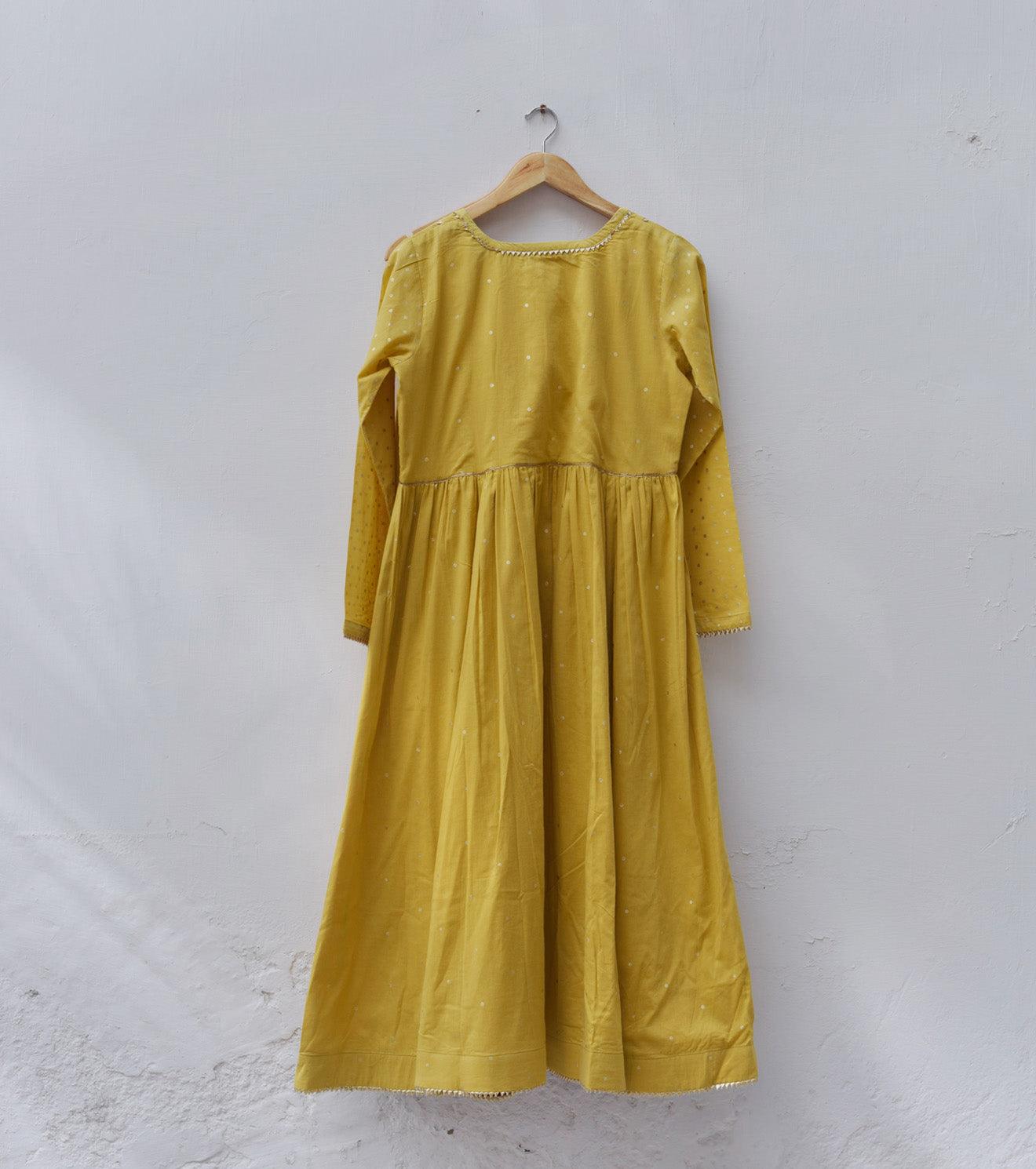 Mustard Kurta with pants