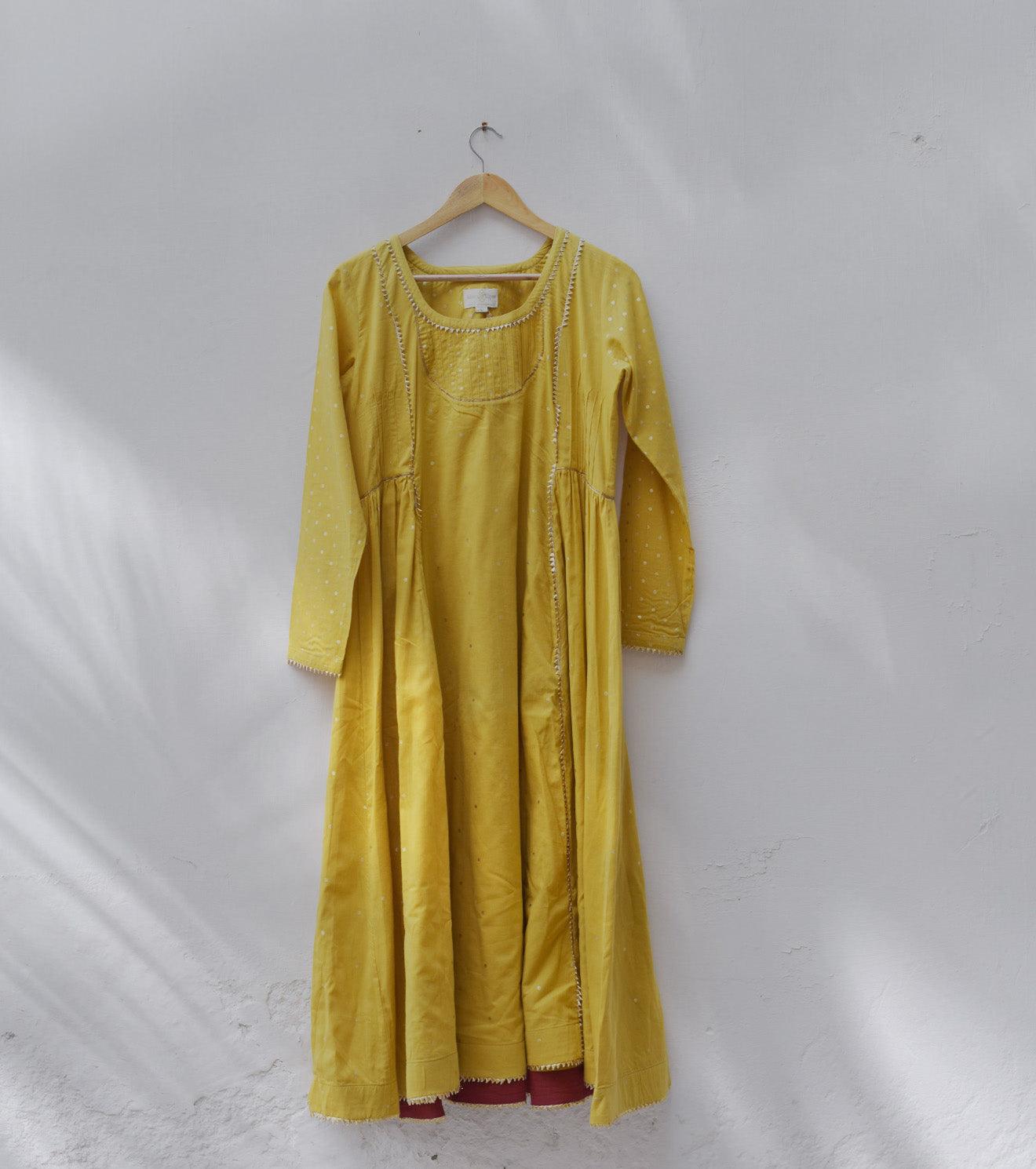 Mustard Kurta with pants