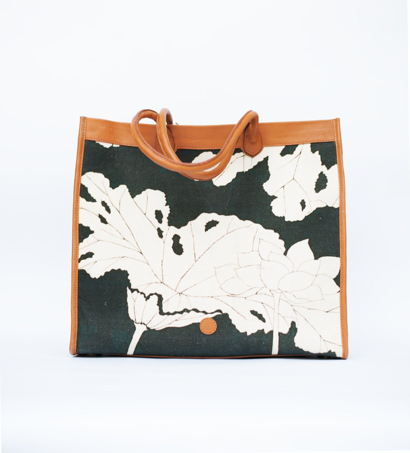 Ebony Bloom Tote Bag