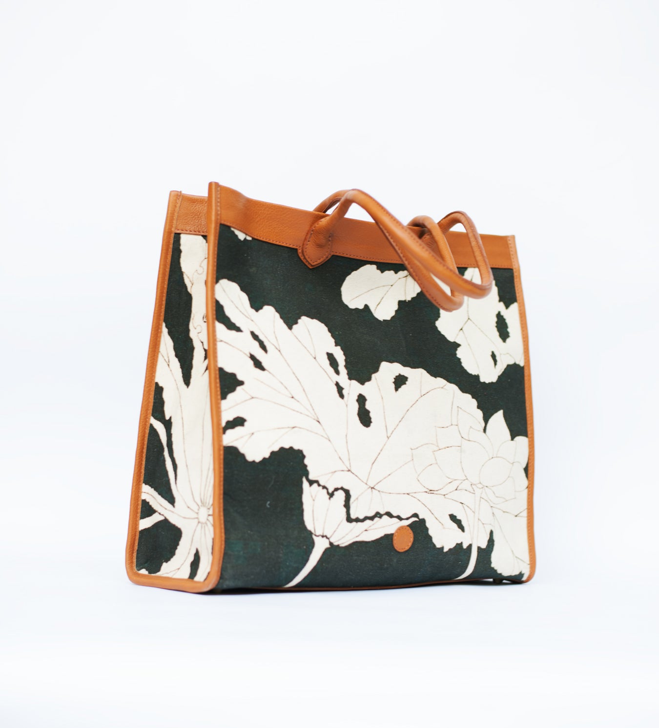 Ebony Bloom Tote Bag
