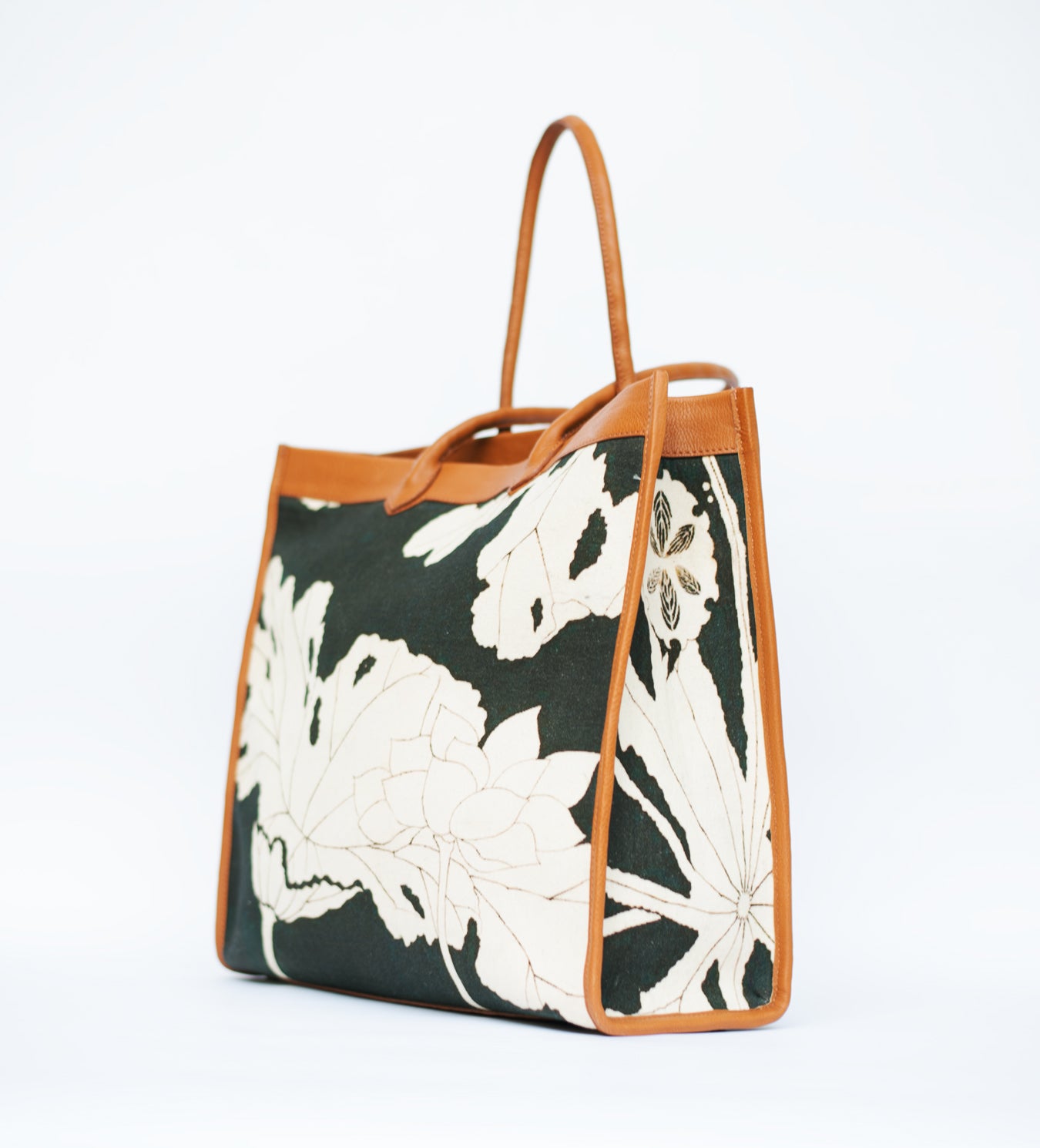 Ebony Bloom Tote Bag