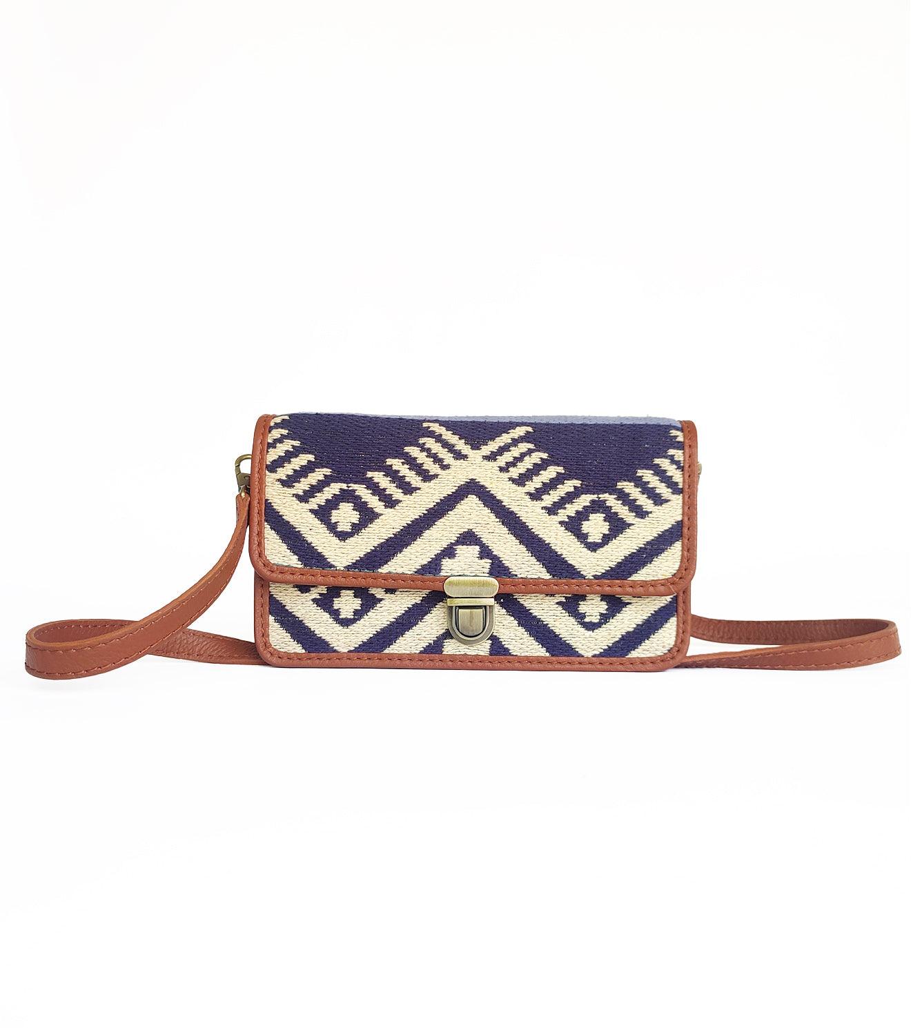 Blueberry Crossbody Sling - Khara Kapas