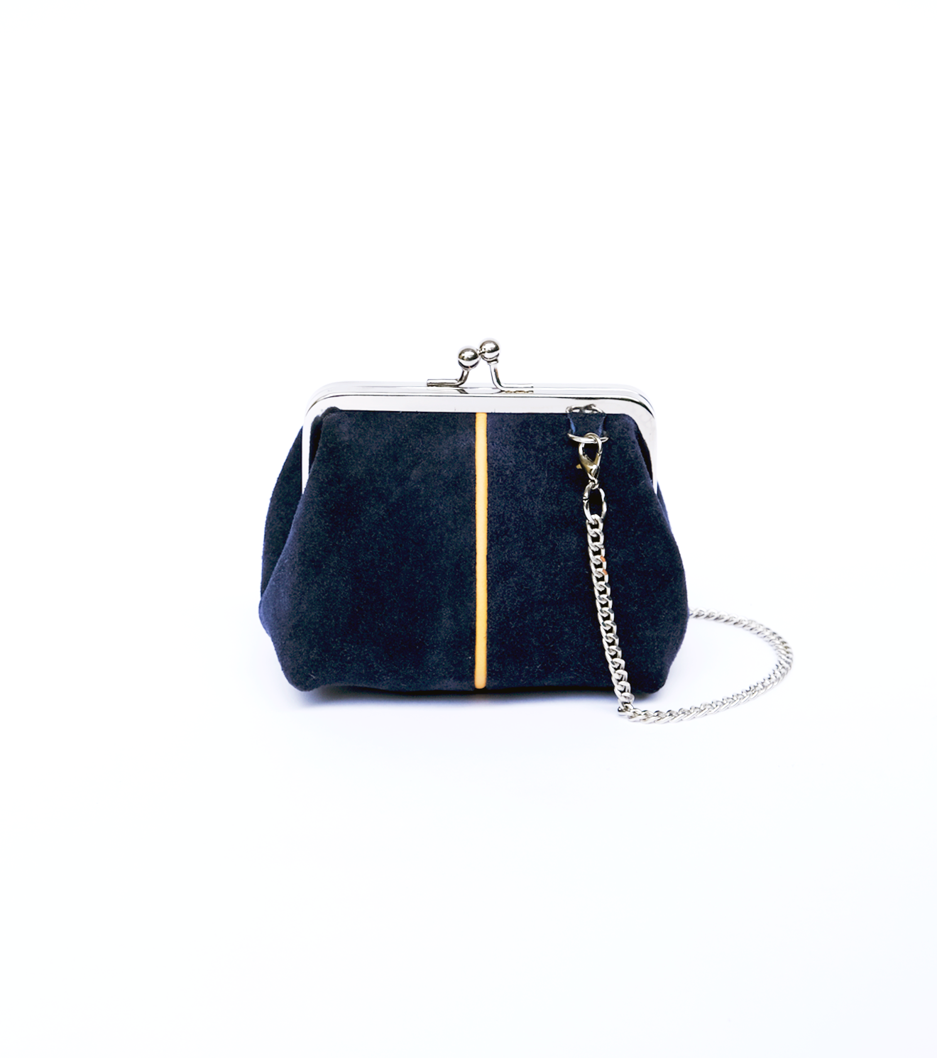 Sapphire Mini Suede Clutch