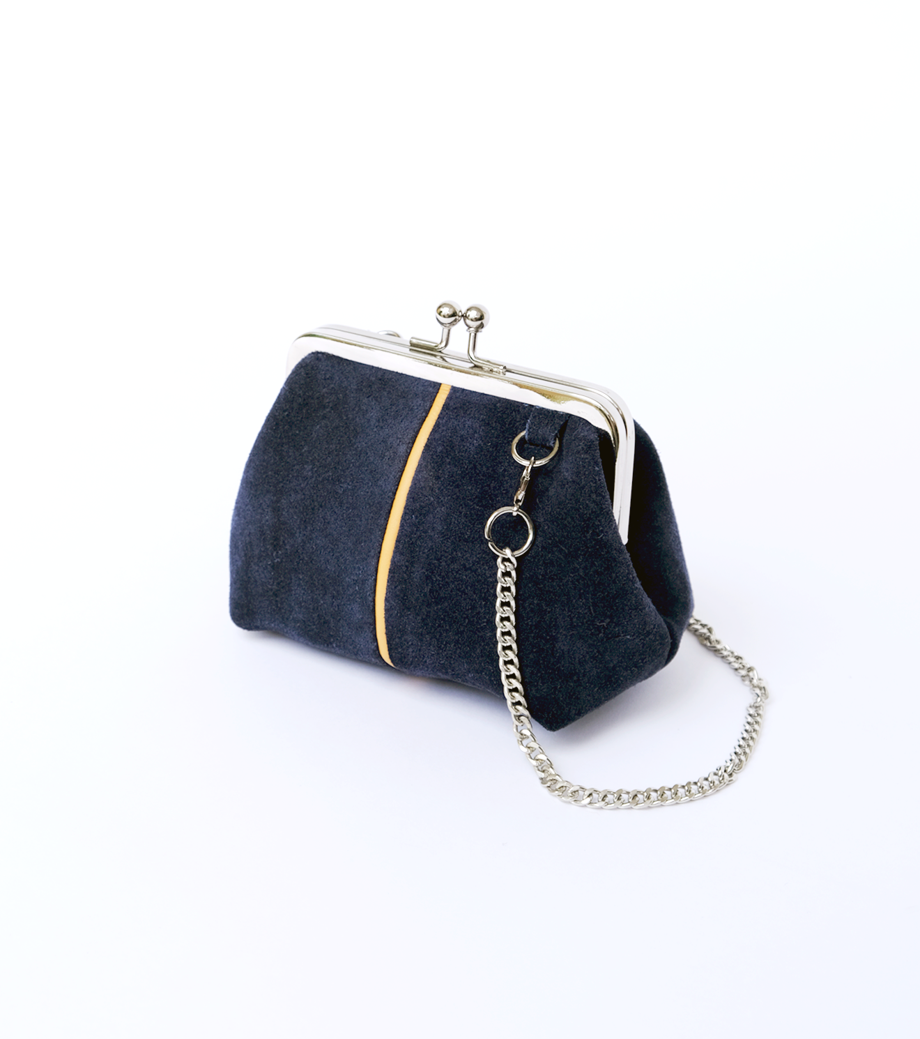 Sapphire Mini Suede Clutch