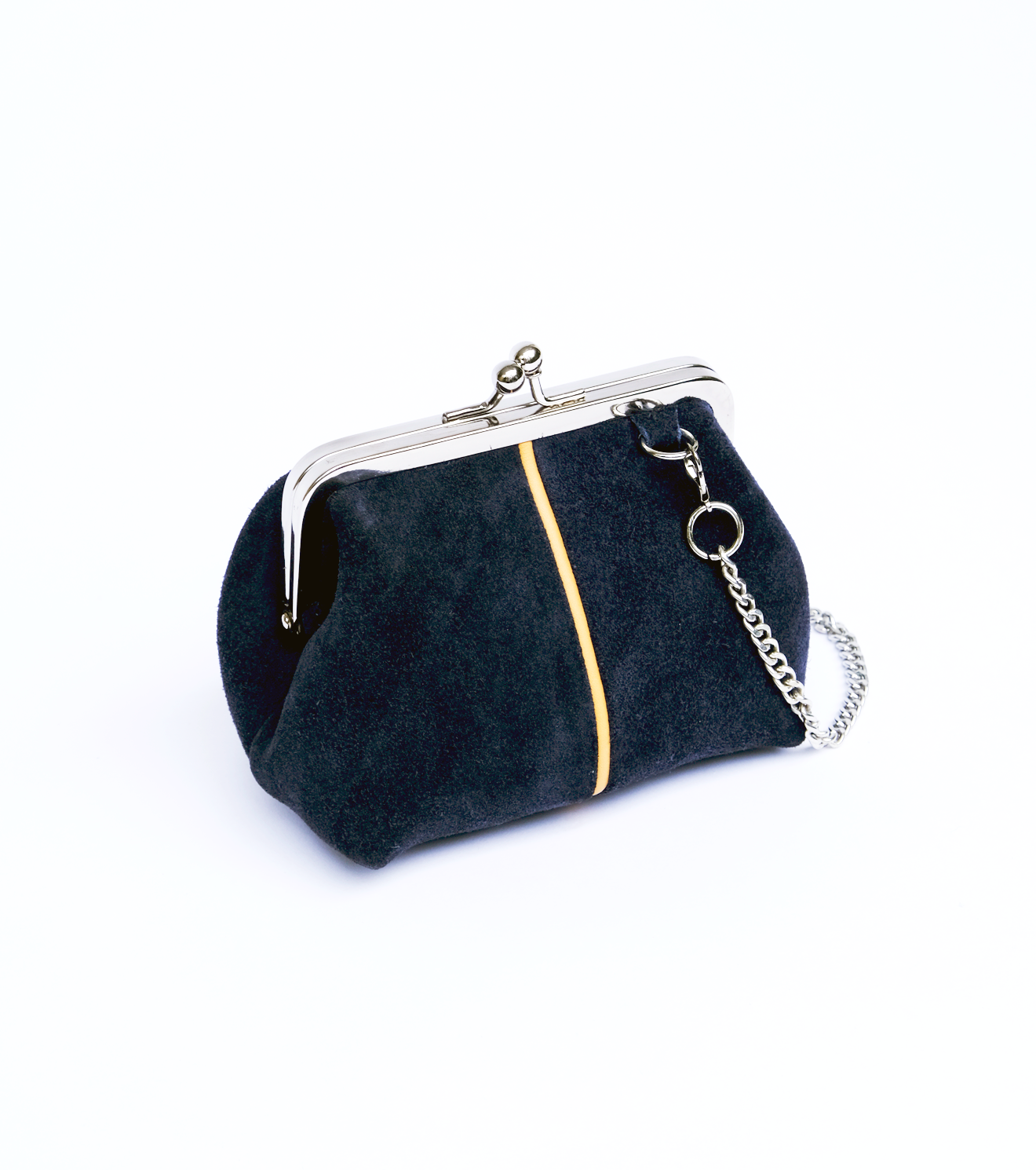 Sapphire Mini Suede Clutch