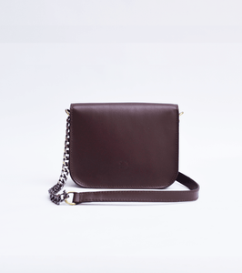 Chocolate mini crossbody - Khara Kapas