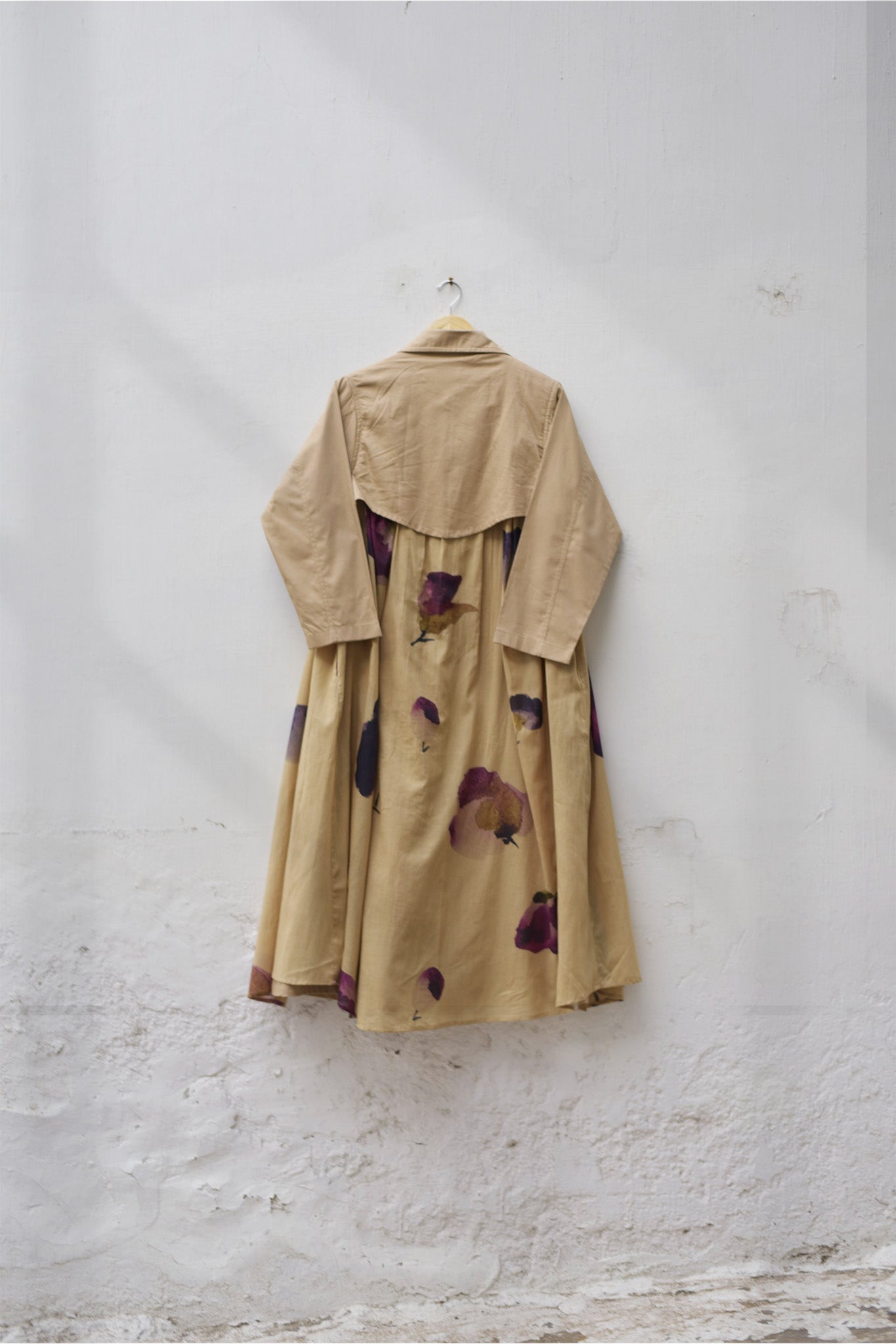 Oatmeal Trench dress