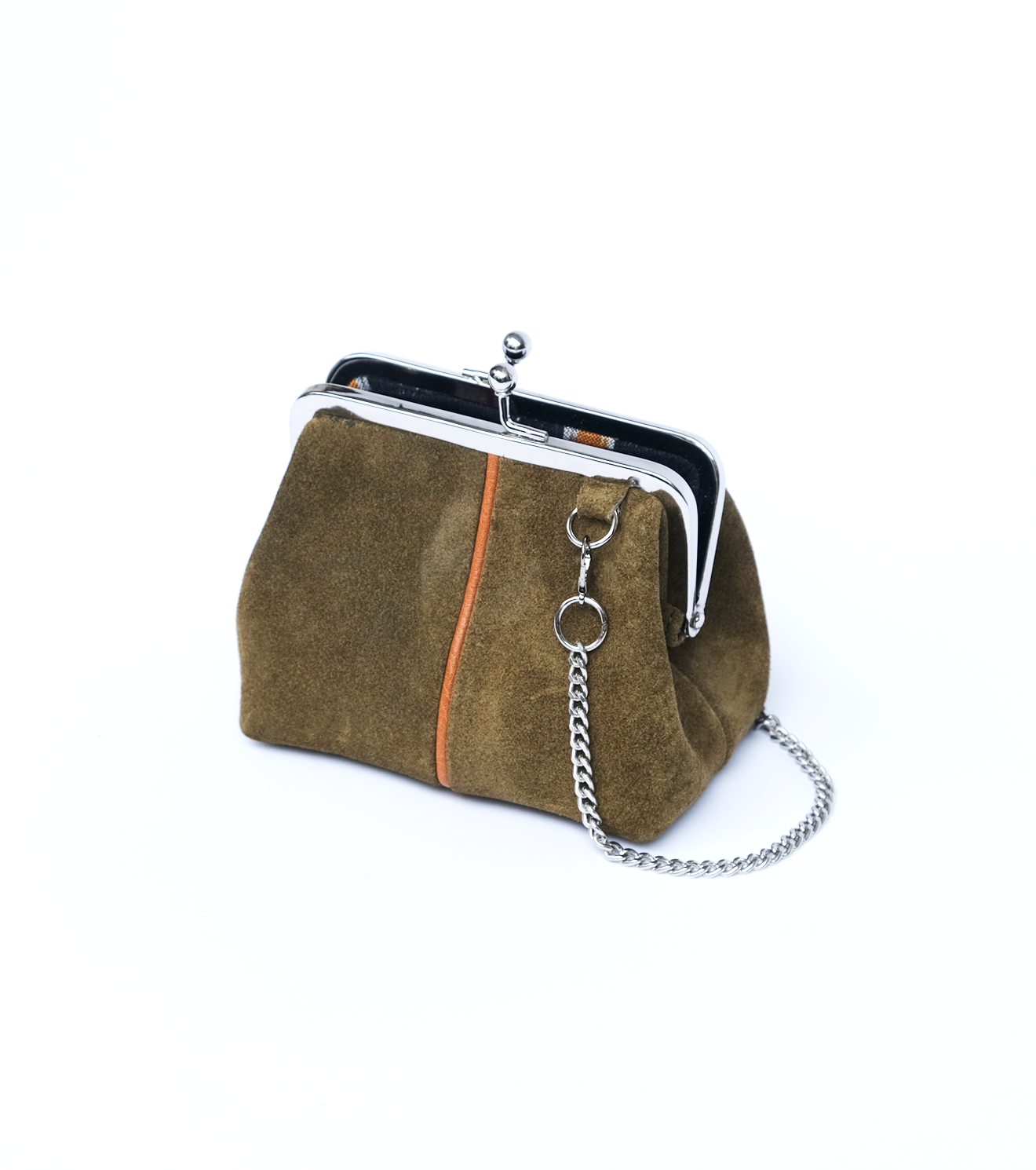 Basil Mini Suede Clutch