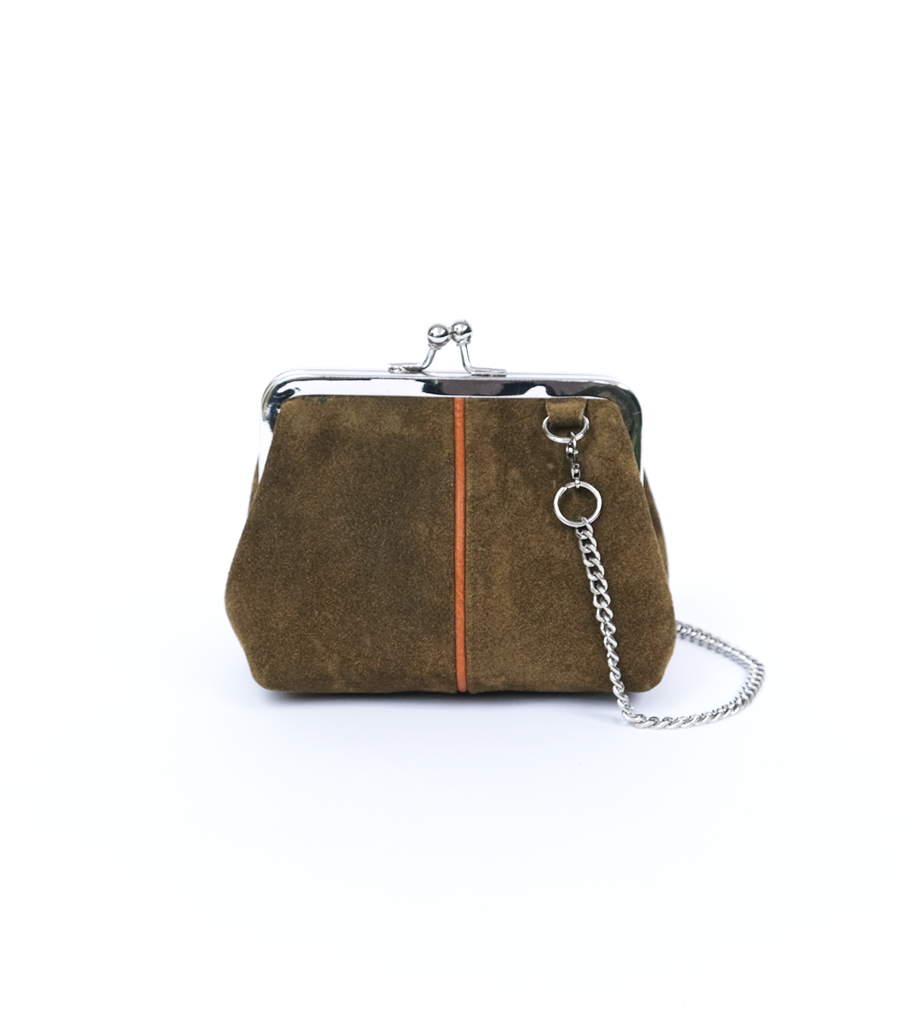 Basil Mini Suede Clutch