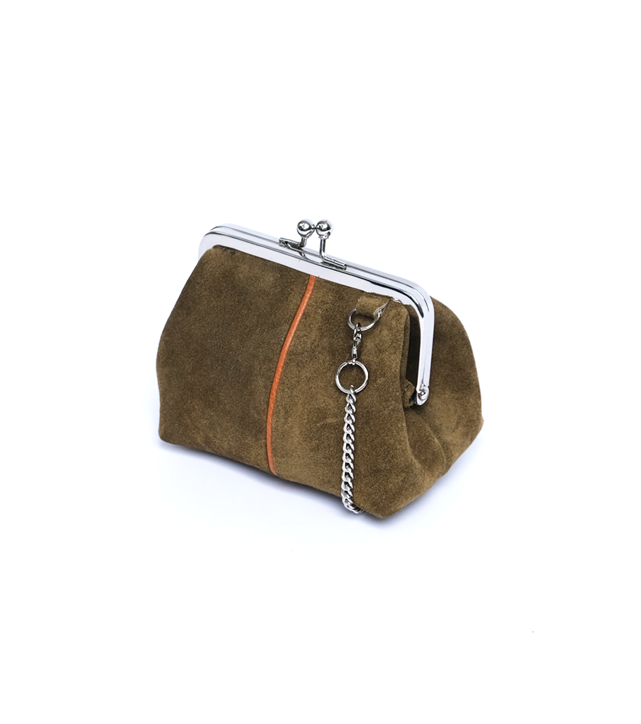 Basil Mini Suede Clutch