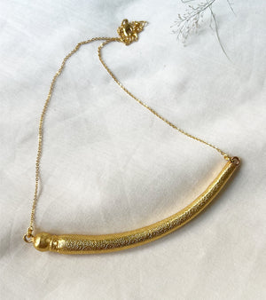 Crescent necklace