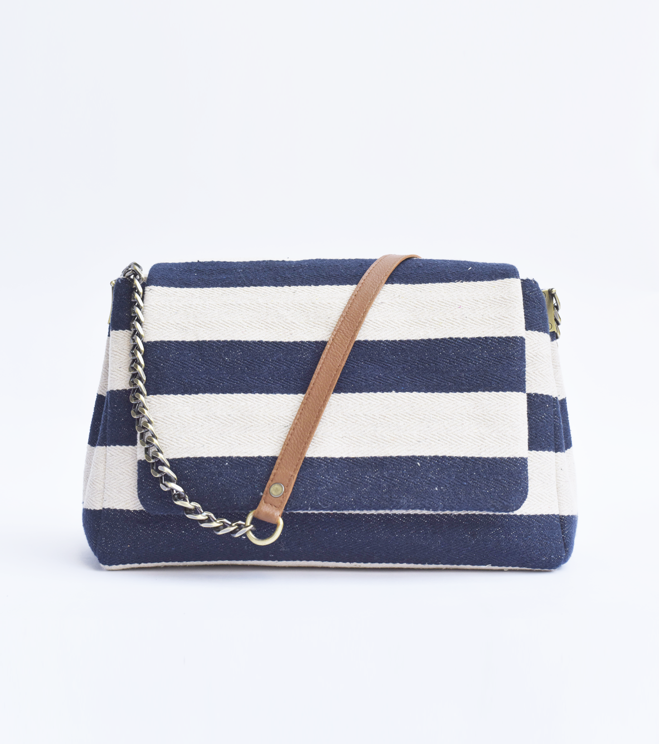 Navy Nautical sling bag