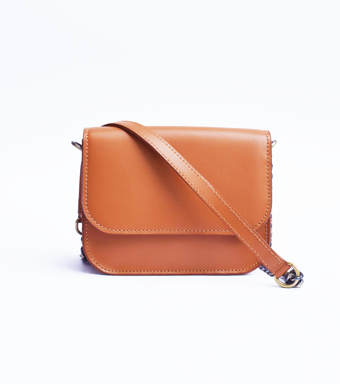 Mocha mini crossbody - Khara Kapas