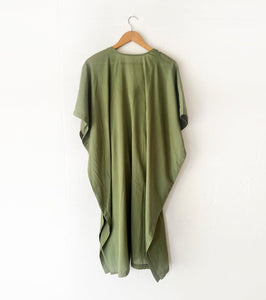 Sap green kaftan | Relove - Khara Kapas