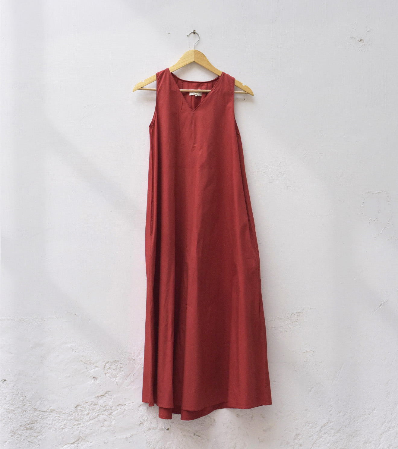 Red shift dress