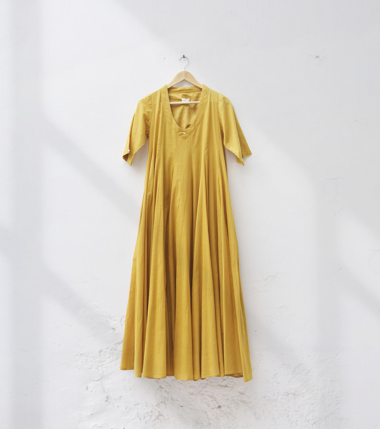 Mustard maxi dress