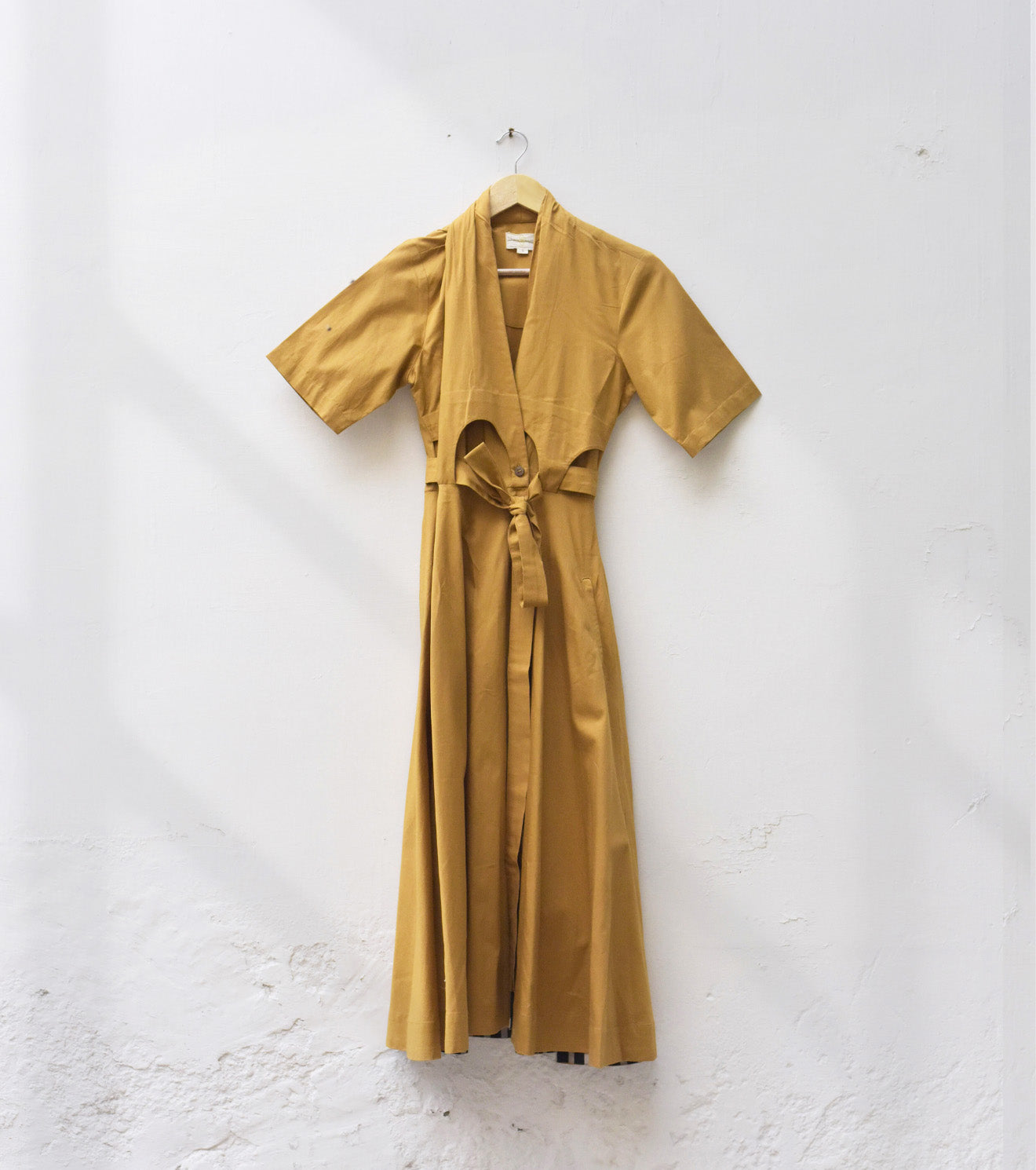 Mustard Cynch dress