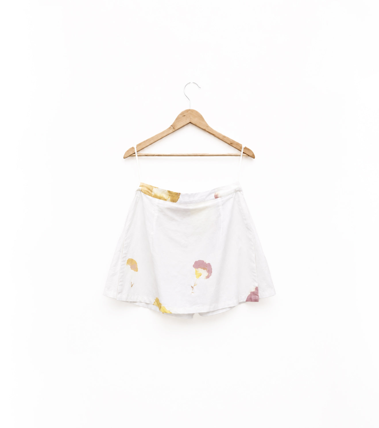 Golden Bloom Wrap Skort