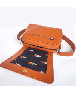 Tawny Treasure sling bag - Khara Kapas