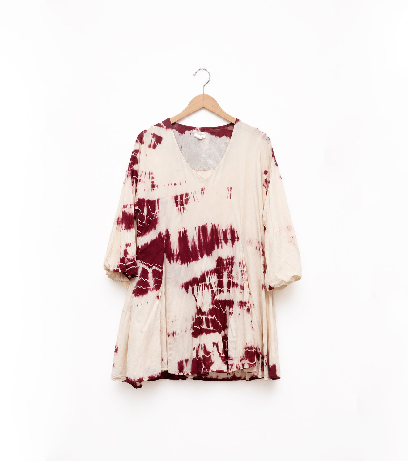 Merlot Shibori Dress