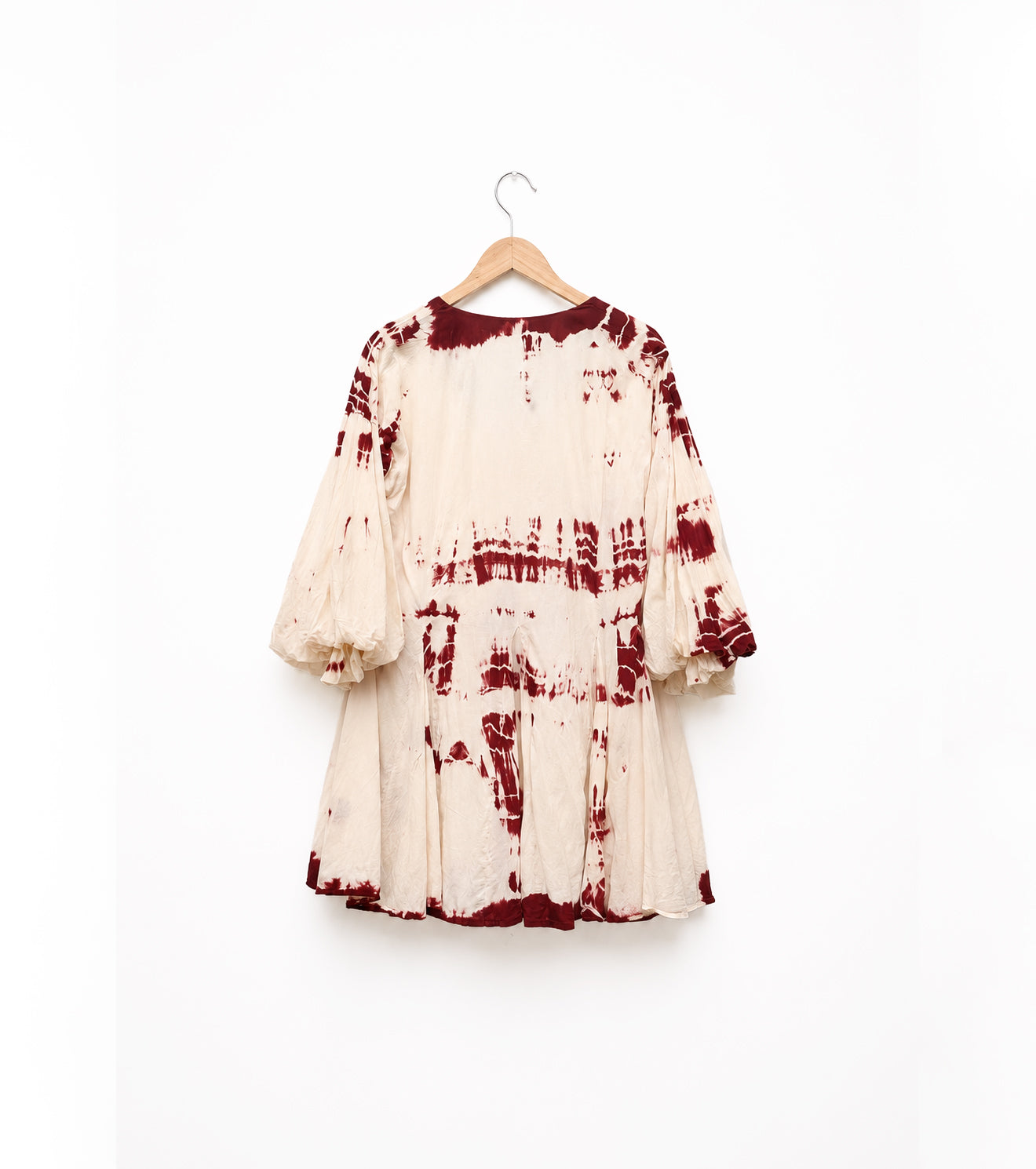 Merlot Shibori Dress