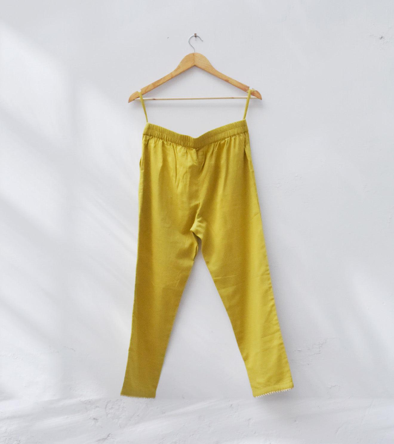 Haldi kurta pant set