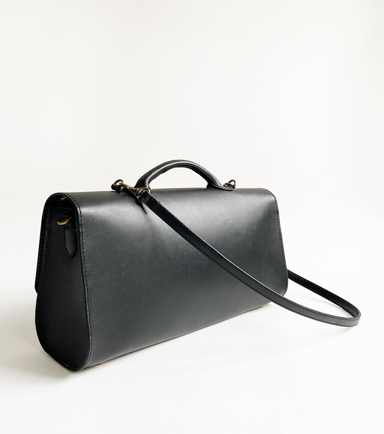 Ebony messenger bag - Khara Kapas