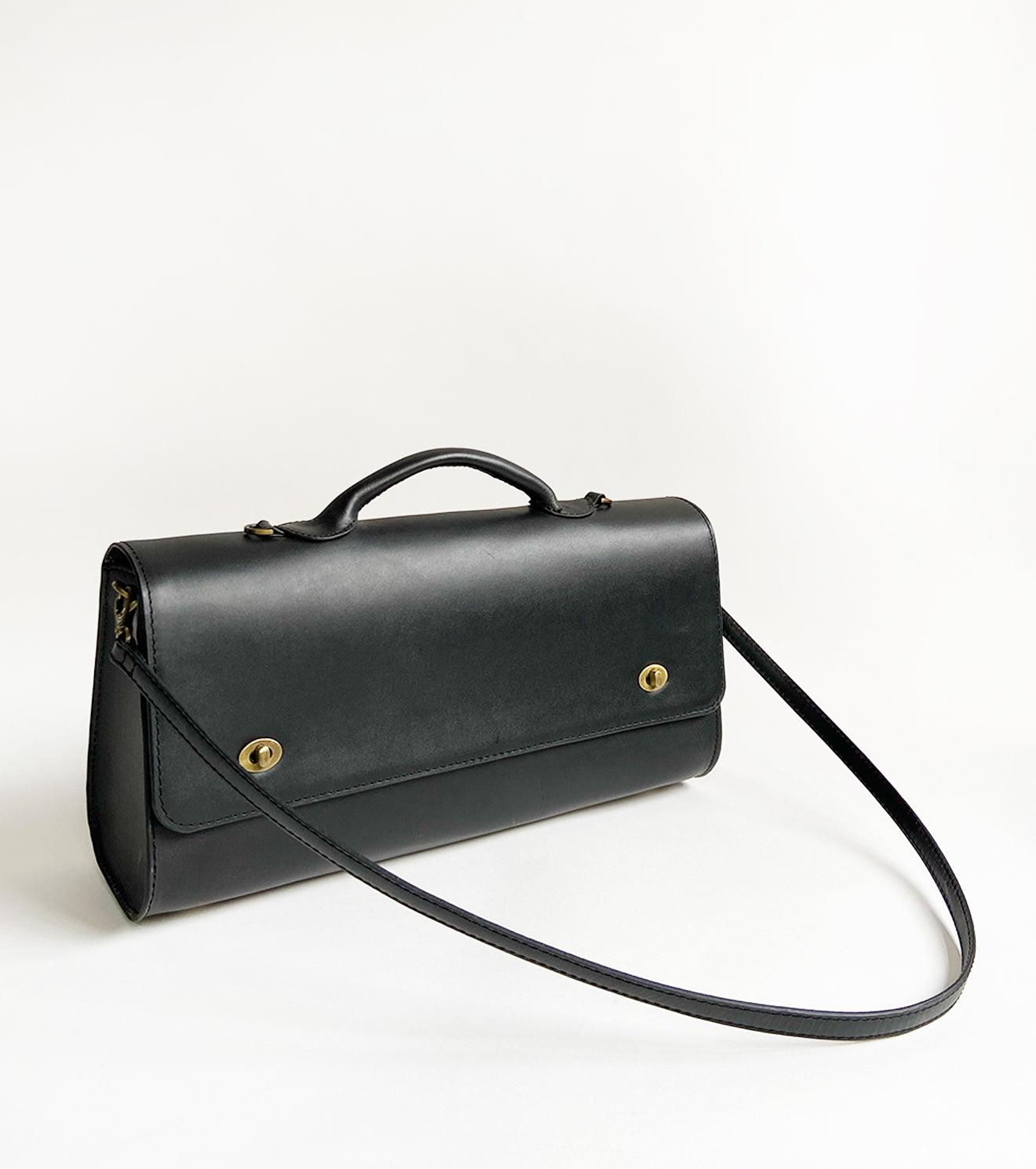 Ebony messenger bag - Khara Kapas