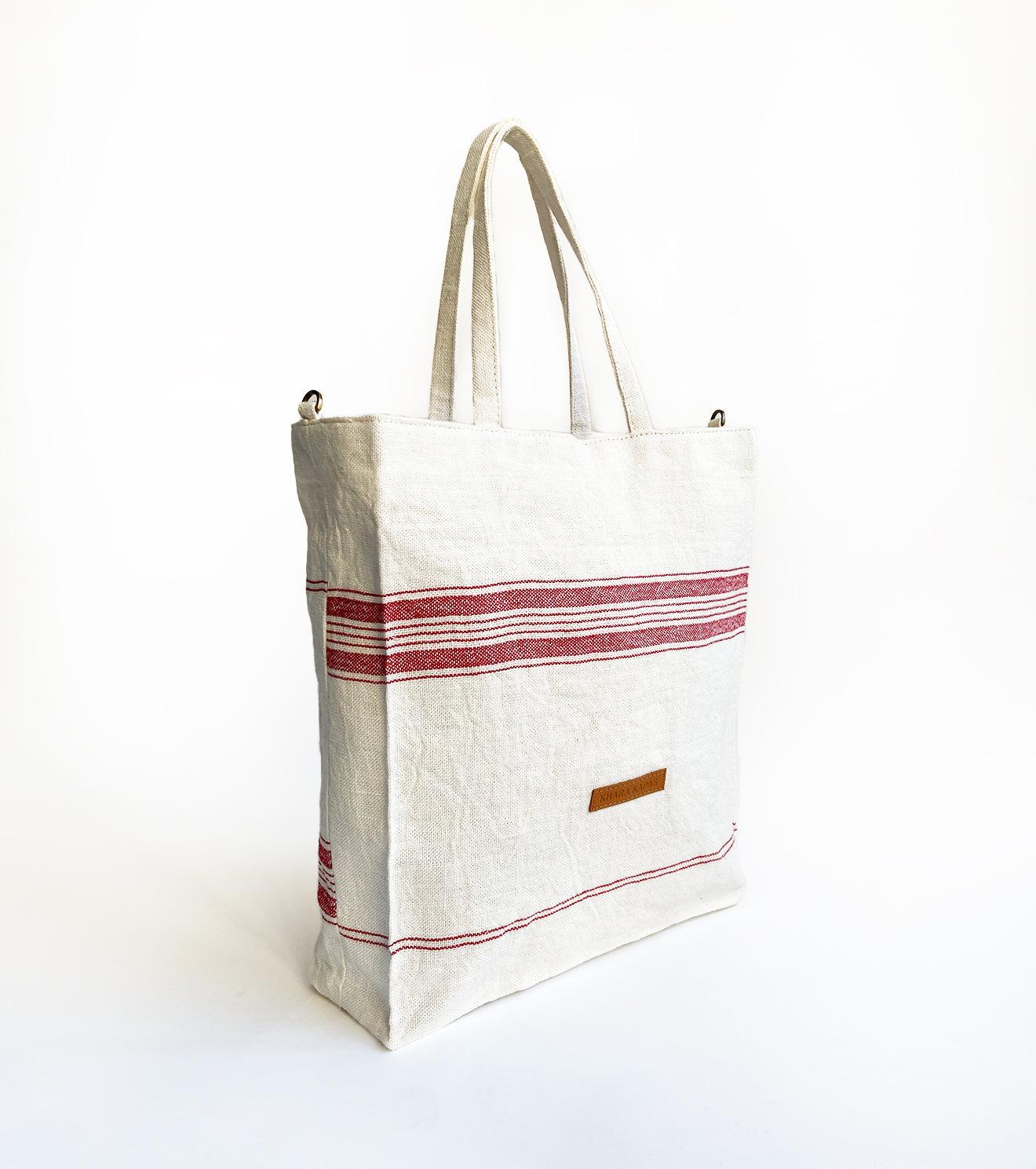 White ash tote bag - Khara Kapas